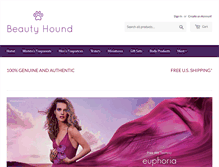 Tablet Screenshot of beautyhound.com